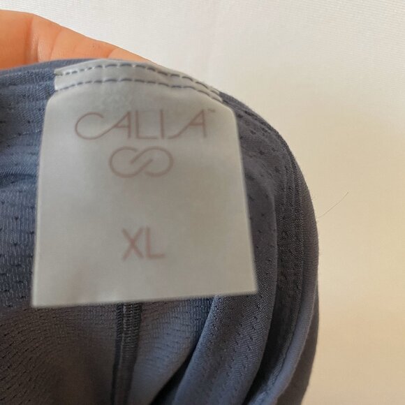 NWT Calia High Rise Mini Skort New A-Line Blue Athletic Skirt built in shorts - Picture 4 of 7